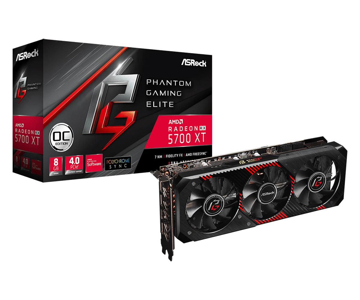 ASRock AMD Radeon RX 5700 XT Phantom Gaming Elite